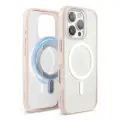 Elago для iPhone 16 Pro чехол HYBRID (pc/tpu) Soft Feeling Clear/Lovely Pink (MagSafe)