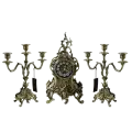 Каминные часы с канделябрами Дон Луиш, антик KSVA-BP-25050-A