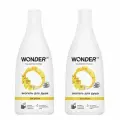WONDER LAB Гель для душа Just yellow с ароматом тропических фруктов, 550 мл, 2 ШТ