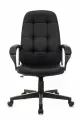 Кресло руководителя Бюрократ CH 002 Fabric черный 3C11 крестов. пластик