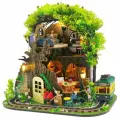 Миниатюрная сборная модель (румбокс) Домик в лесу