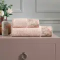 Набор махровых полотенец Tivolyo Home NOSTALGIA пудра 2 предмета