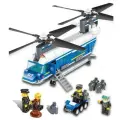 Конструктор Полицейский вертолет Heavy Helicopter, 427 деталей, 3 минифигурки 52015 Wange
