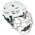 Шлем хоккейный Bauer RE-AKT 155, размер L, белый, с решеткой