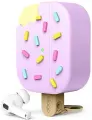 Чехол Elago Unique Ice Cream для AirPods Pro 2, силикон, Lavender
