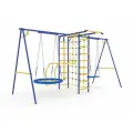 VERESK Модель № 3 с двумя качелями (Качели-Паутина и качели Ветерок) и брусьями.