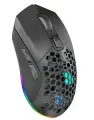 Игровая мышь беспроводная HXSJ T28WB с RGB подсветкой, 4800 DPI