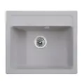 Кухонная мойка Kaiser KGM-5750-G, искусственный гранит, серая, прямоугольная, 57x50 см