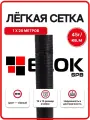 Лёгкая сетка пластиковая 1х20м 15х15мм черная 45гр/м2 садовая, для клеток, сада, цветов 4620214450895