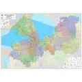 Настенная карта Ленинградской области 140 х 210 см (на баннере)