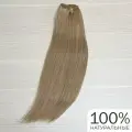 Натуральные пряди на заколках 40см 70г - Светло-русые #18