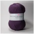 Пряжа Пехорка Кроссбред Бразилии 191 ежевика 50% мериносовая шерсть, 50% акрил 490м 100г 5шт