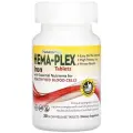 NaturesPlus, Hema-Plex, железо с незаменимыми питательными веществами для здоровых эритроцитов, 30 таблеток с медленным высвобождением