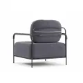 Кресло Novelti Gufo LUX Connect 89 (67х72х65 см) NoveltiRus, велюр, графит, 18 кг