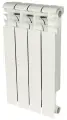 Радиатор биметаллический ROMMER Profi Bm 500 - 4 секции (подключение боковое, цвет белый)