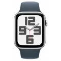 Умные часы Apple Watch SE Gen 2 2023 40 мм, silver/Storm Blue Sport B M/L