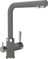 Смеситель для кухни Florentina Арес FL серый шелк