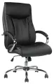 Кресло руководителя Helmi HL-ES13 Convention, повышенной прочности, кожа черная, мультиблок, до 150кг