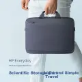 HP 15.6-Inch Laptop Bag with Large Capacity Single Shoulder Handbag Briefcase Double-Layer Storage Polyester Fabric Business Travel Bag Universal for Huawei, Lenovo, Xiaomi