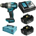 Дрель-шуруповерт аккумуляторная LXT 18В - 73Нм, акк 2х5Ач и з/у, Makita DDF489RTJ