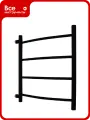 Водяной полотенцесушитель Melodia della vita 50x60 1 П5 межосевое расстояние 50, боковое подключение, чёрный MTRCA5060_bk 49485