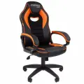 Кресло геймерское Chairman game 16 Россия экопремиум черный/оранжевый