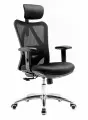 Кресло SIHOO M18, офисное, с регулировкой, с поясничным упором, черное