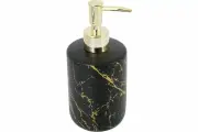 VIDAGE Дозатор для жидкого мыла Marmo Nero, керамика, под мрамор 1368003