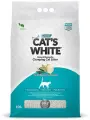 Cat's White Marseille soap комкующийся наполнитель с ароматом марсельского мыла для кошачьего туалета (10л)