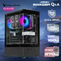 Корпус Invader Q4MA + закаленное стекло, ATX, Micro-ATX, Mini-ITX