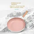 Универсальная сковорода в европейском стиле с антипригарным покрытием