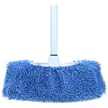 Насадка на швабру Служанка микрофибра 30х13см, на резинке, голубой, Домашняя мода (Россия)