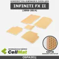 ЭВА ЕВА EVA коврики CellMat в салон Infiniti FX II, Инфинити ФХ, 2-ое поколение, 2005-2014