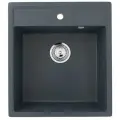 Мойка для кухни из искусственного камня Ulgran U-406-343, антрацит
