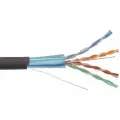 Кабель F/UTP категория 5e SUPRLAN 4x2xAWG24 solid LDPE PE 305м LC3-C5E04-339 черный
