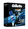 Мужской набор Gillette бритва Gillette Proglide + Увлажняющий гель для бритья, 200 мл