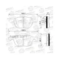 Колодки тормозные дисковые avantech арт. av113 - Avantech арт. AV113