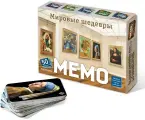 Настольные развивающие игры Нескучные игры для детей для всей семьи Мемо Мировые шедевры