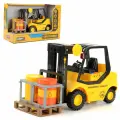 Погрузчик вилочный с бочками 1:16, свет, звук, фрикция