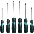 Отвертки Topfort Хромванадиевая сталь, эргономичная рукоятка, 6 шт (552206)