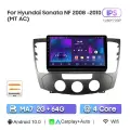 Автомагнитола MAMSM Android 12 для Hyundai Sonata NF 2008 - 2010 видео мультимедийный Bluetooth плеер навигация GPS Авторадио для Carplay, MA7 2 64G B