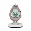 Электронная кресло-качалка 4moms Mamaroo NEW со вкладышем (Rose Wood / Mint Cool Mesh)