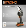 Пила цепная аккумуляторная, Stromo AAS-20, 1 АКБ + ЗУ (шина, цепь 102мм), 2200 об/мин