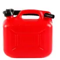 Канистра 3ton PROFI, красная для топлива + крышка и лейка, 5 л