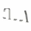 Смеситель для ванны Ganzer GZ01133-Q графит рычажное с поворотным изливом и аэратором