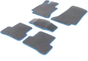 Автомобильные коврики EVA/Эва для - Ford Focus III 2011 - 2015 (седан) Серый/синий