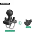 VINmounts двойное U-образное крепление на руль с 1,5 дюймовым шариком для планшетов мотоциклов/велосипедов/вилочных погрузчиков/складов With 1cm pad