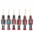 Набор из 6шт Украшение новогоднее Щелкунчик, 24,5х3,5х13 см KSM-813595