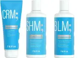 Tefia Косметический набор для вьющихся волос MYCARE MOISTURE: шампунь 300 мл + бальзам 300 мл + крем 250 мл