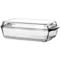 Форма для запекания с крышкой, BORCAM, 2750+1375 мл, из жаростойкого стекла